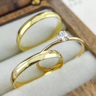 Aliança de Casamento Fina Alba Ouro 18K 3mm Abaulada