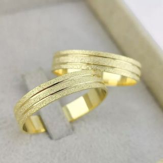 Aliança de Casamento Fina Chunhua Ouro 18K 4mm retas