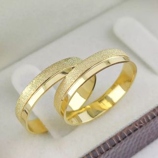 Aliança de Casamento Fina Clémence Ouro 18K 4mm retas