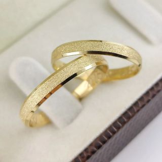 Aliança de Casamento Fina Karen Ouro 18K 3mm retas