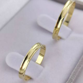 Aliança de Casamento Fina Sofia Ouro 18K 3mm